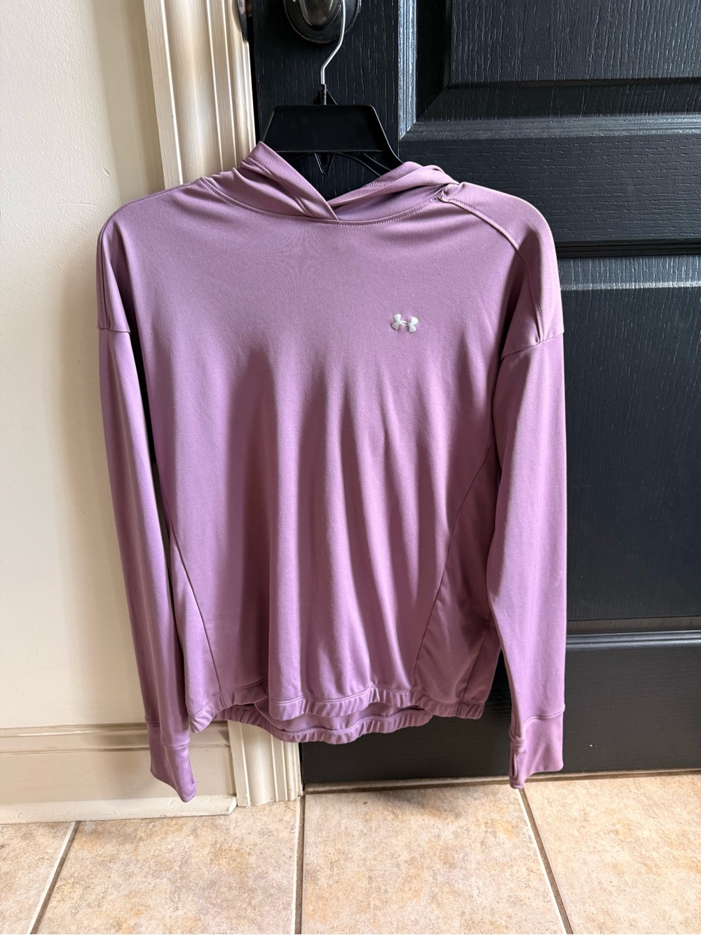 Under Armour Men’s Lavender Crewneck Hooded Performance Sweatshirt